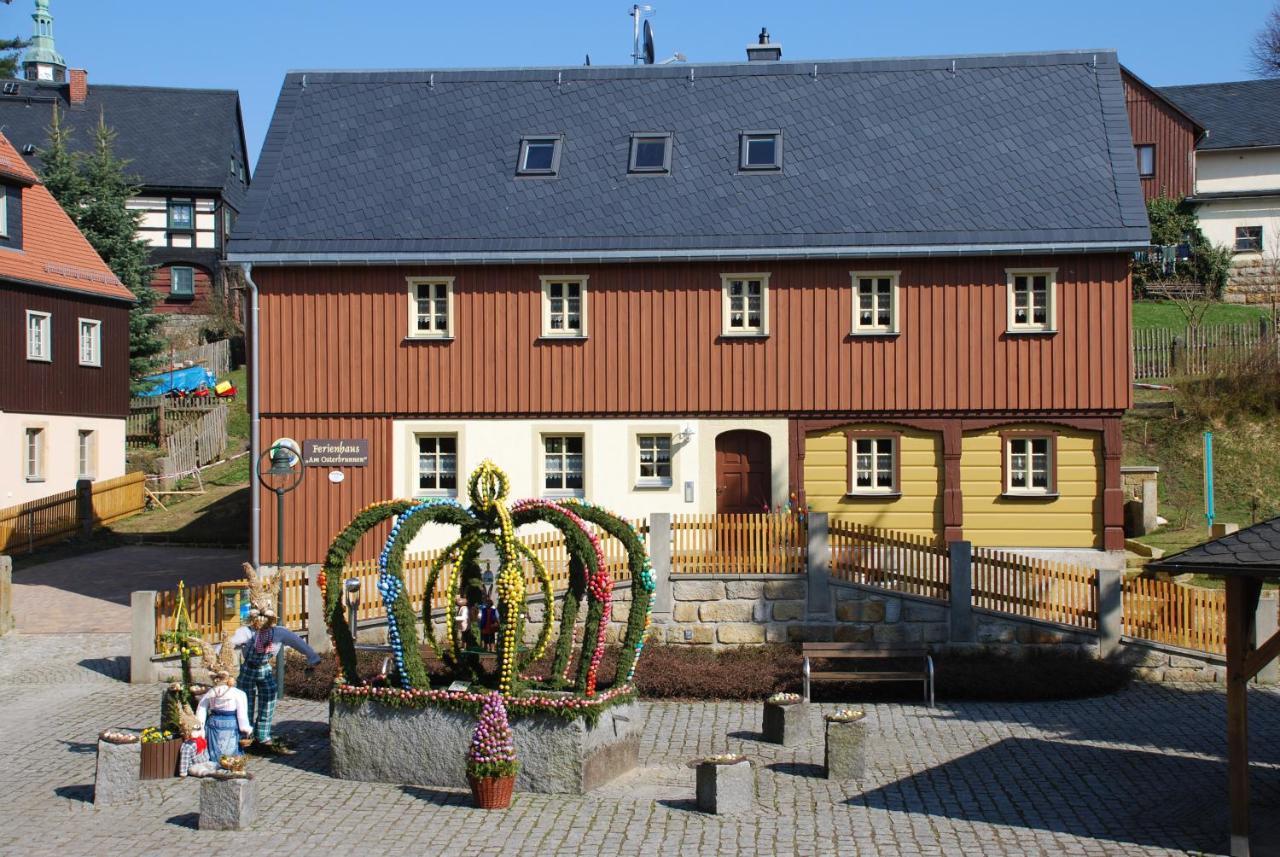 Hotel Fh Am Osterbrunnen Hinterhermsdorf Esterno foto