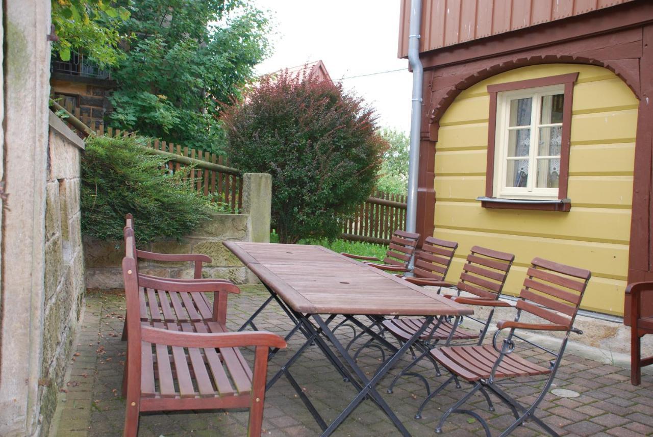 Hotel Fh Am Osterbrunnen Hinterhermsdorf Esterno foto