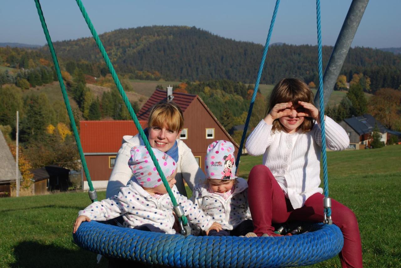 Hotel Fh Am Osterbrunnen Hinterhermsdorf Esterno foto