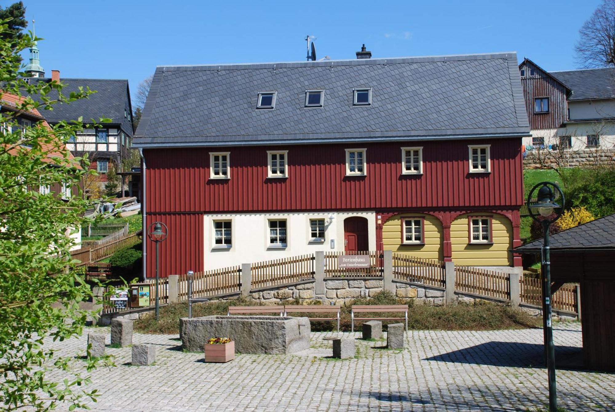 Hotel Fh Am Osterbrunnen Hinterhermsdorf Esterno foto